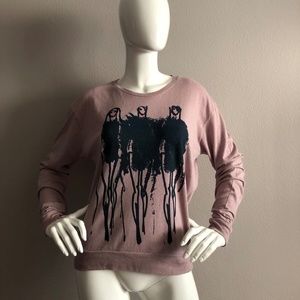 Donald Robertson for Junk Food Long Sleeve Pullover SIZE M